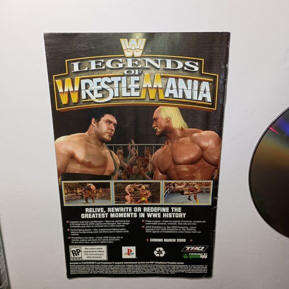 WWE SmackDown vs Raw 2009 PlayStation 2 PS2 CIB Complete Black Label Video Game - Picture 8 of 15